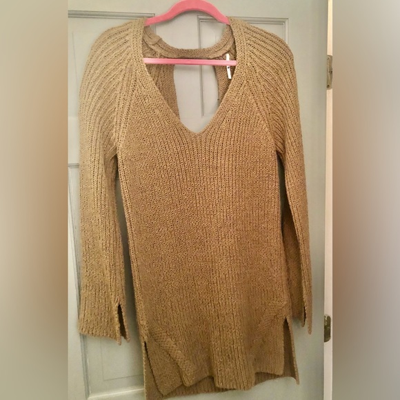 Free People midi back cutout sweater - Picture 2 of 5